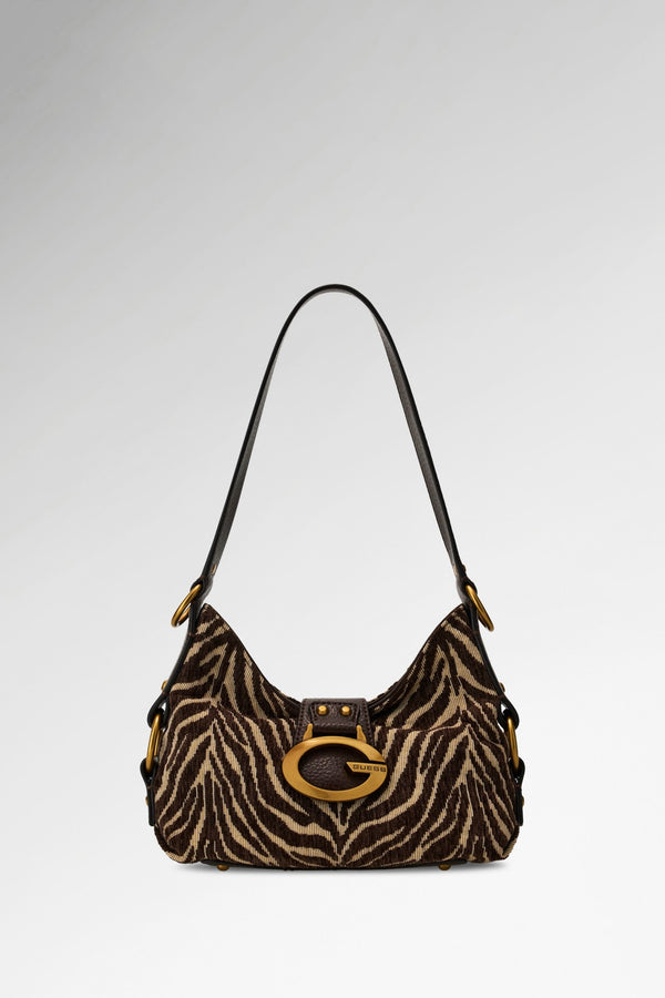 GUESS Sac à bandoulière Camden Mini Shoulder Marron