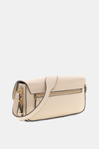 Bone - GUESS Sac à bandoulière Danielle Flap Shoulder