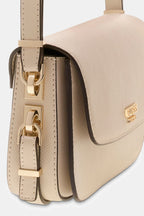 Bone - GUESS Sac à bandoulière Danielle Flap Shoulder