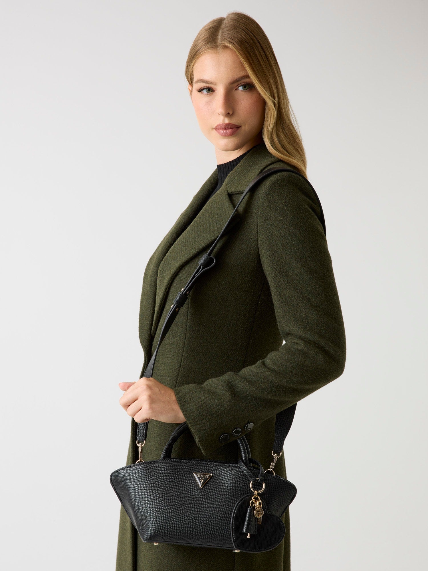 Noir - GUESS Sac à main Bolena Mini