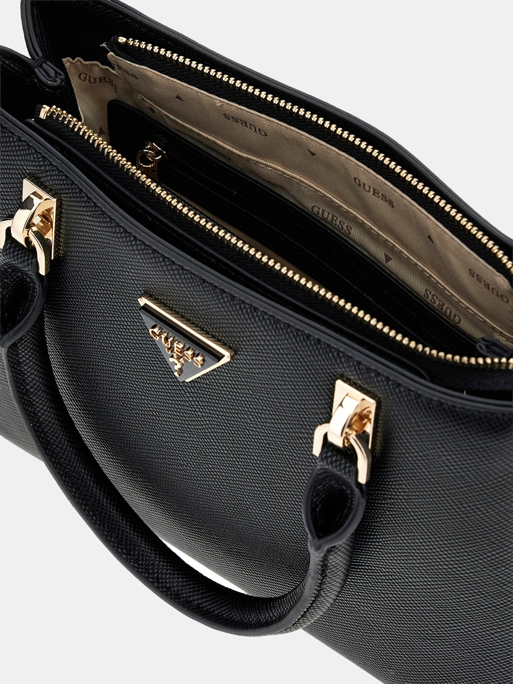 Noir - GUESS Sac à main Noelle II Small Multi Comp