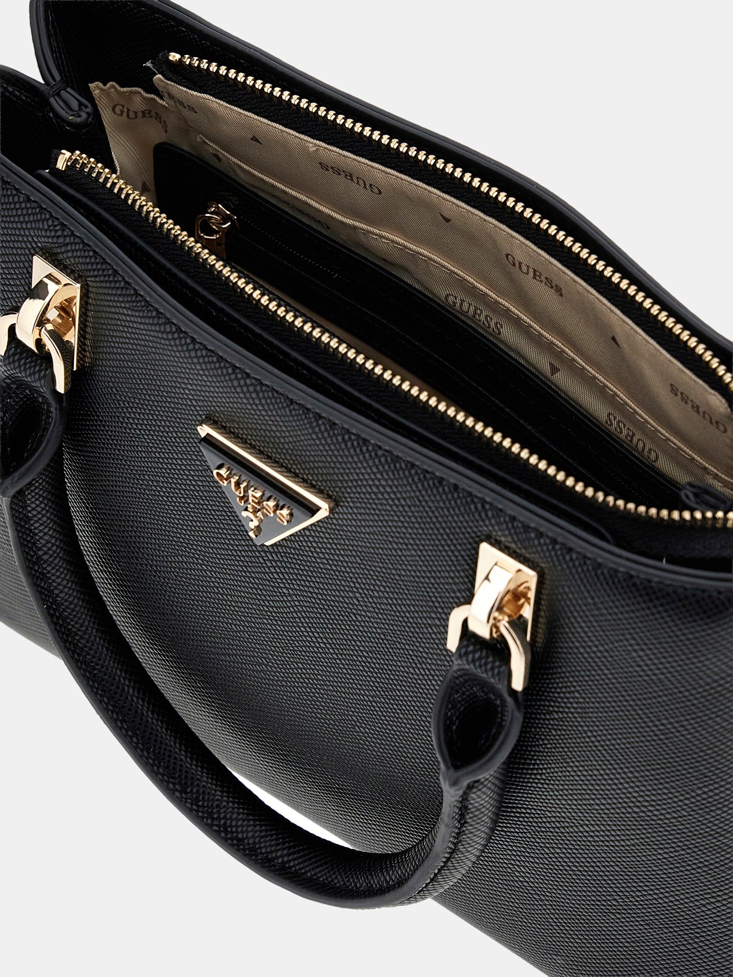 Noir - GUESS Sac à main Noelle II Small Multi Comp