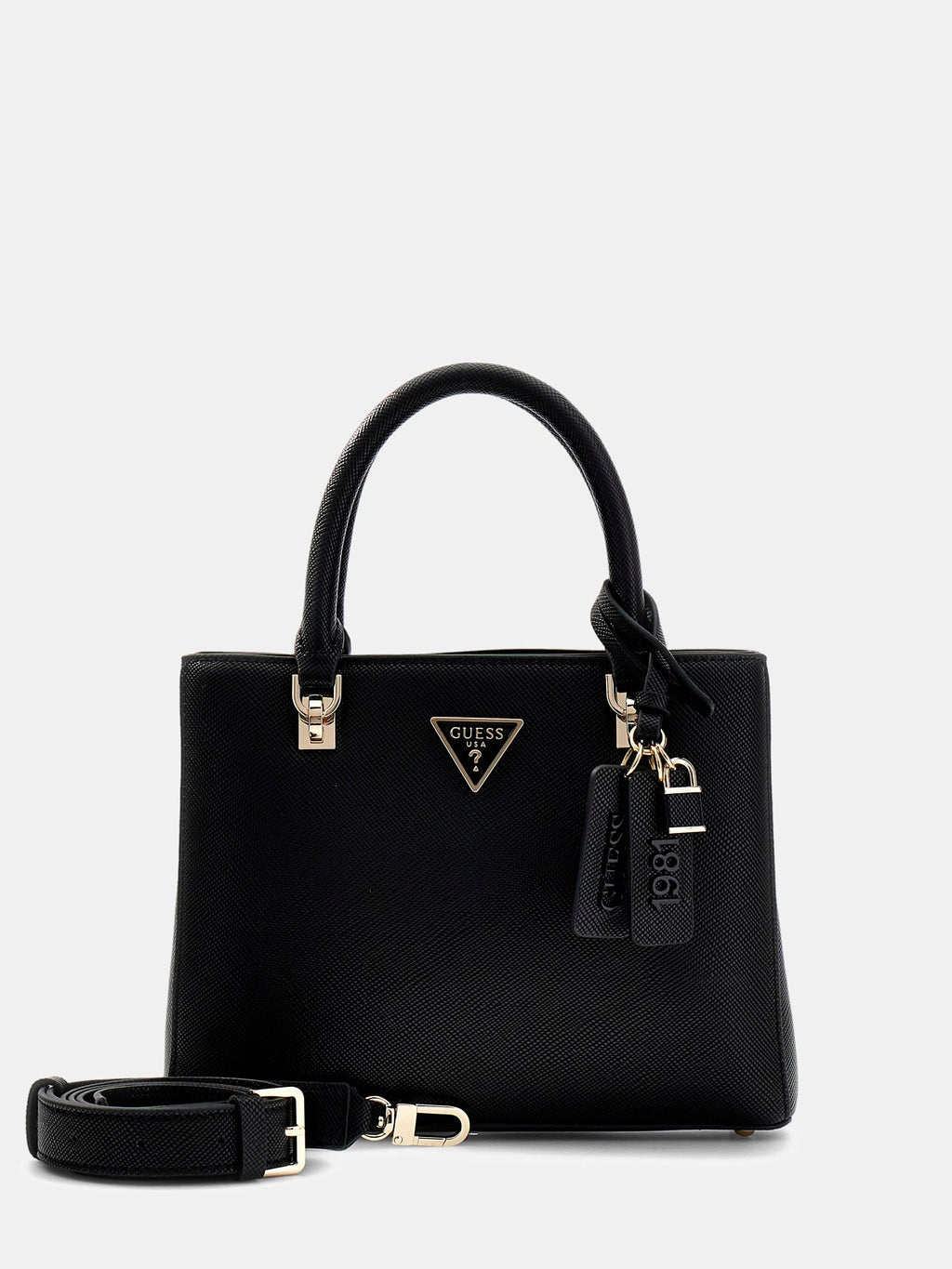 Noir - GUESS Sac à main Noelle II Small Multi Comp