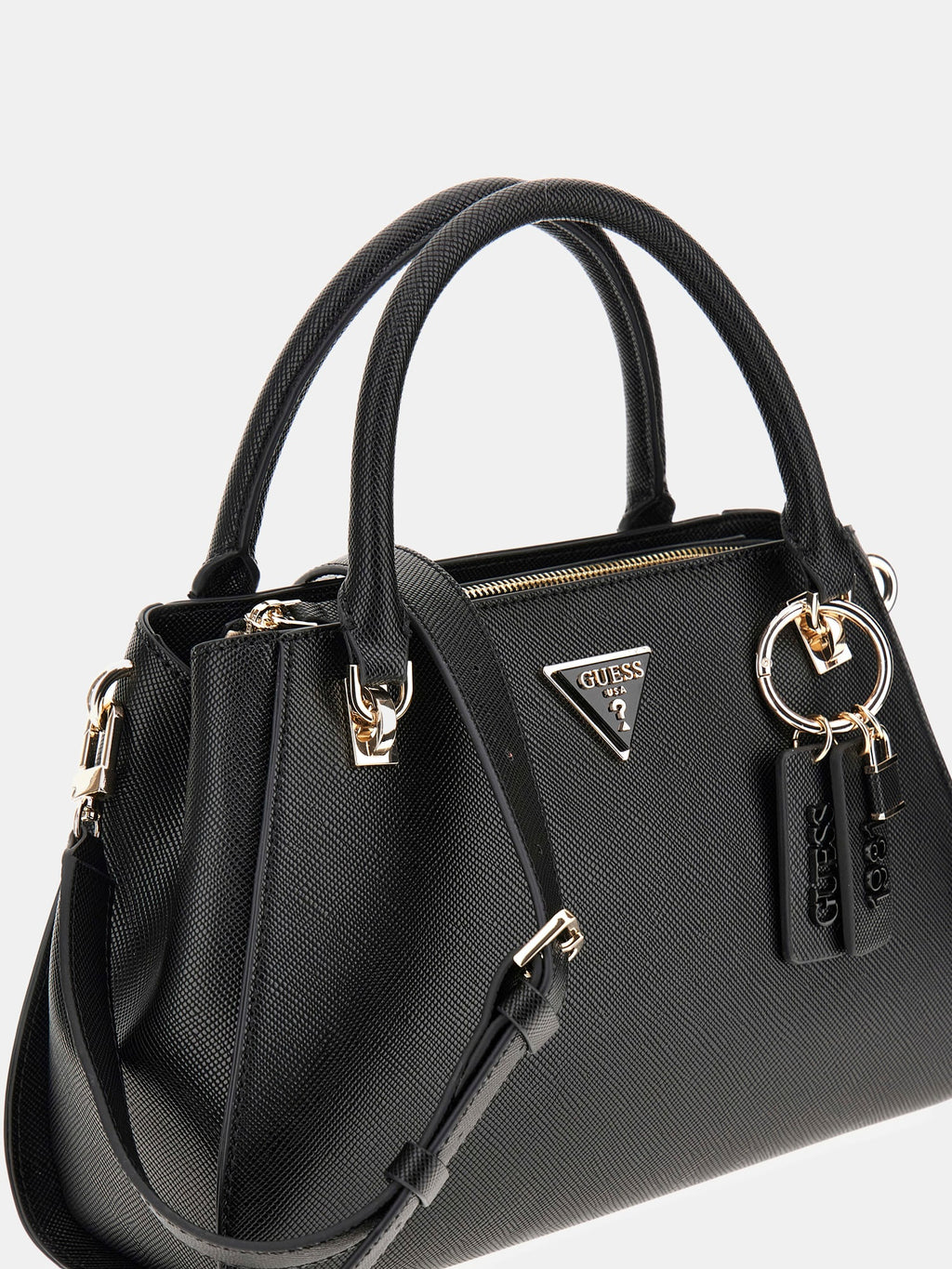 Noir - GUESS Sac à main Noelle Luxury Satchel