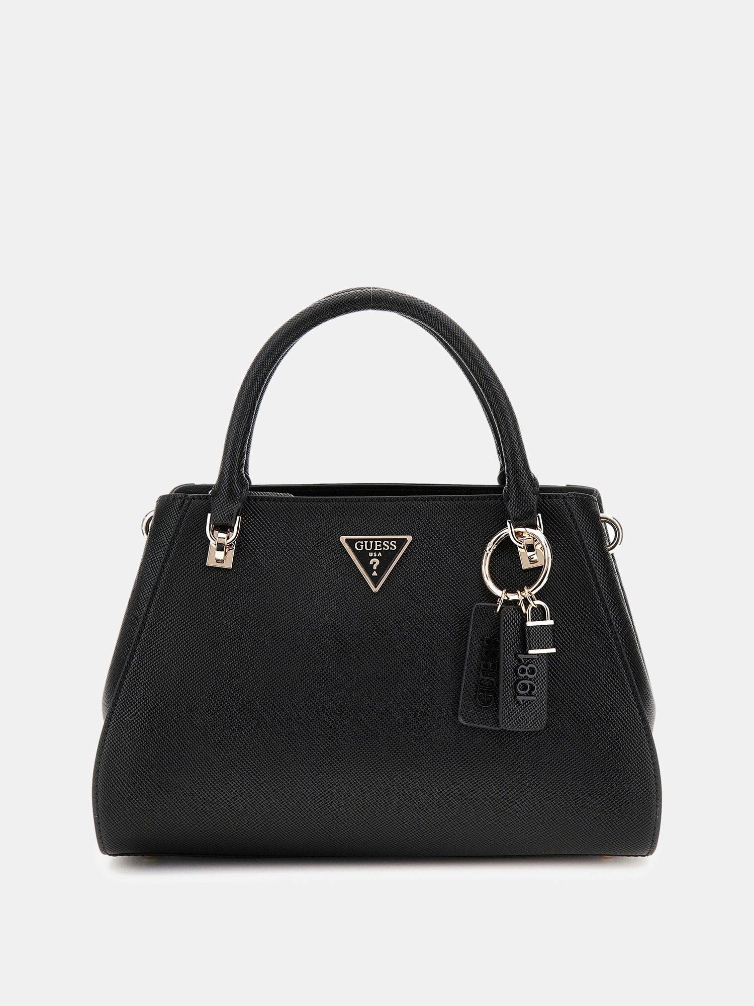 Noir - GUESS Sac à main Noelle Luxury Satchel