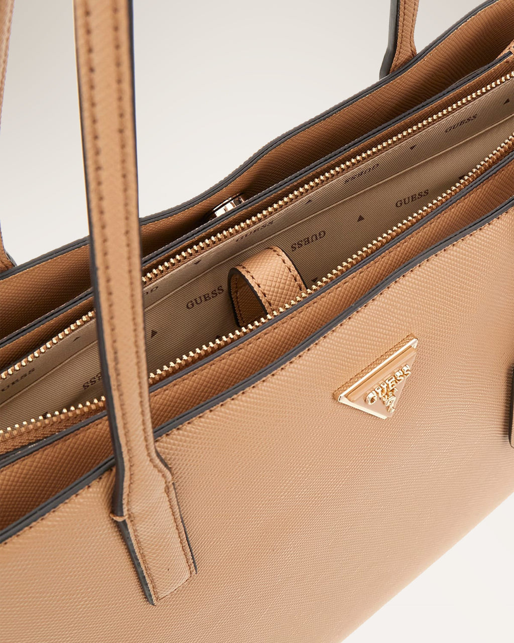Beige - GUESS Cabas Noelle II Tech Tote