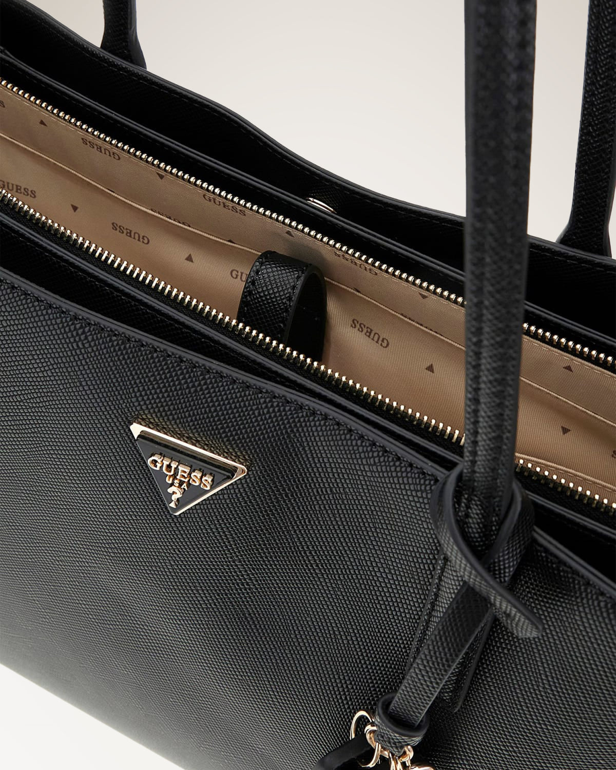 Noir - GUESS Cabas Noelle II Tech Tote