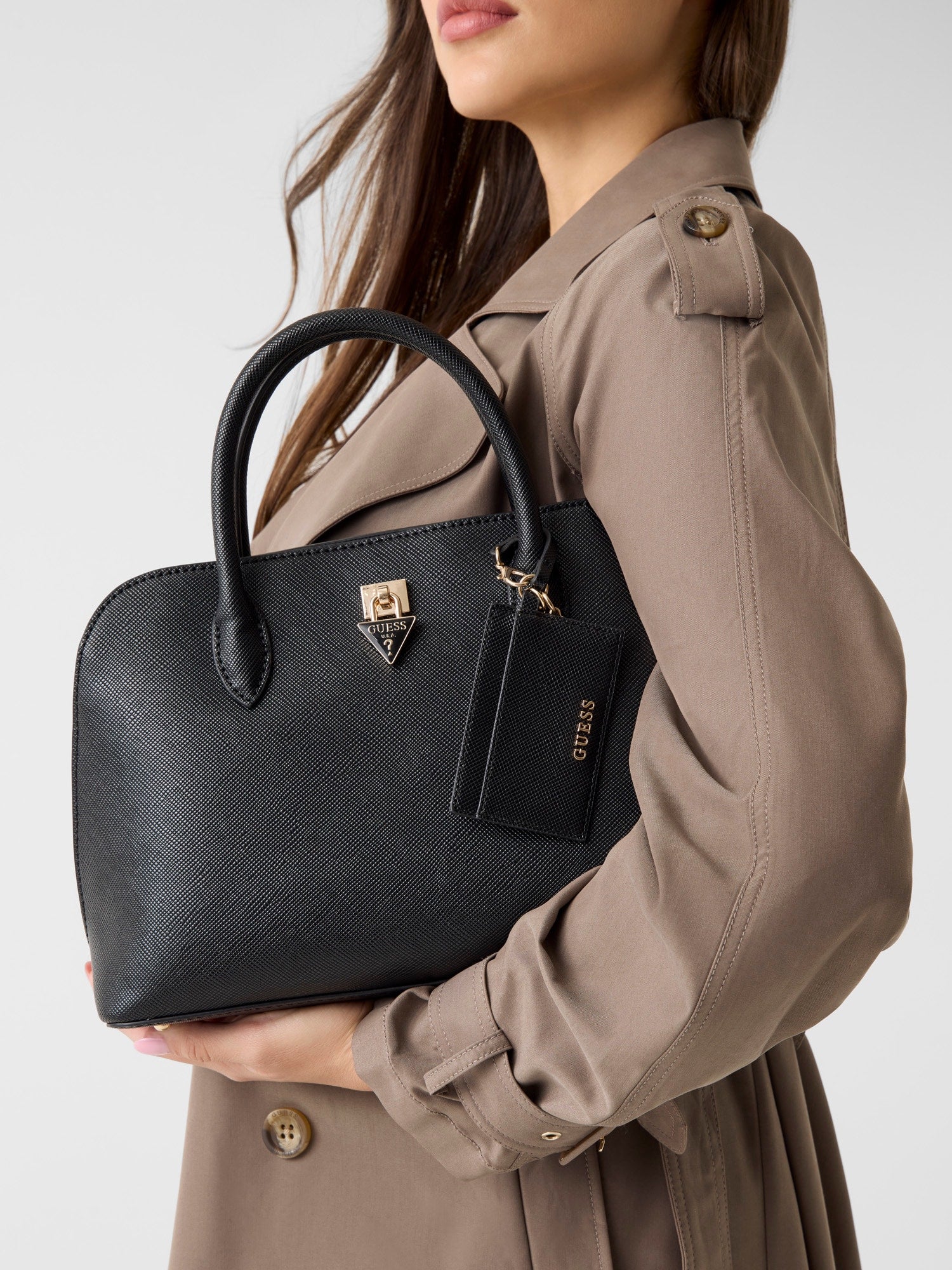 Noir - GUESS Sac à main Patsie