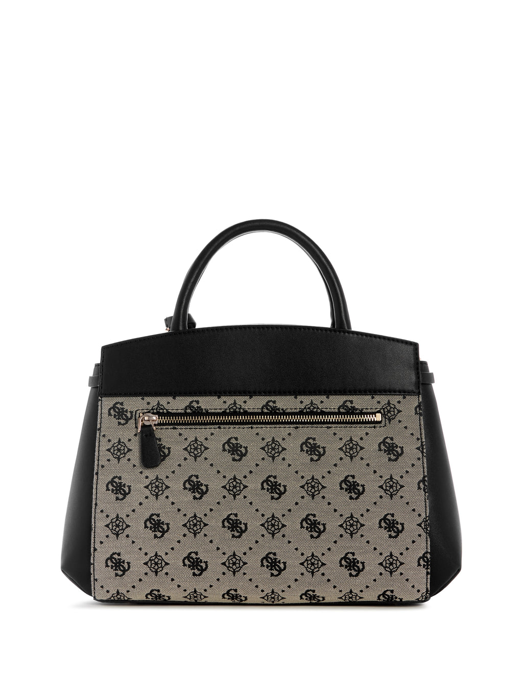 Noir - GUESS Sac à main Melinda Logo Tri Comp Satchel