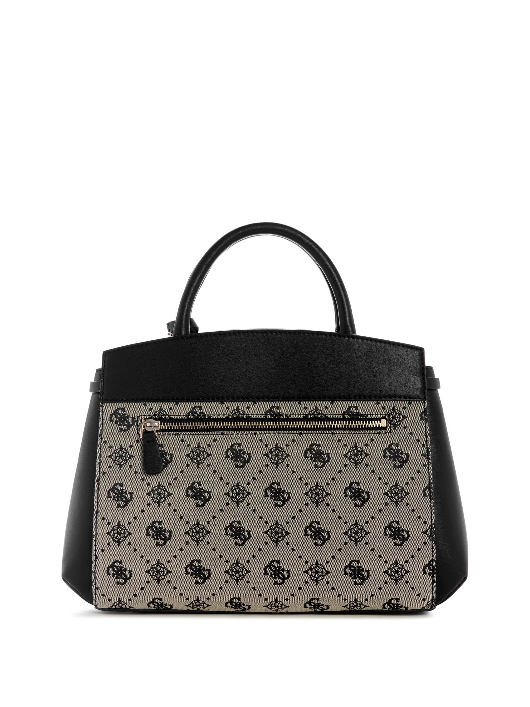 Noir - GUESS Sac à main Melinda Logo Tri Comp Satchel
