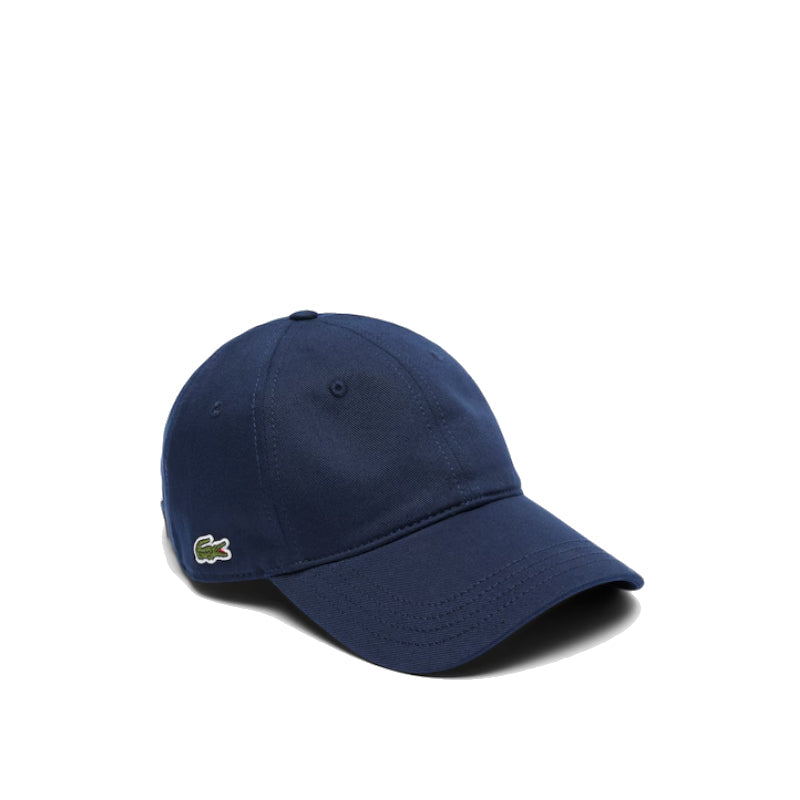 Bleu nuit - LACOSTE Casquette twill de coton