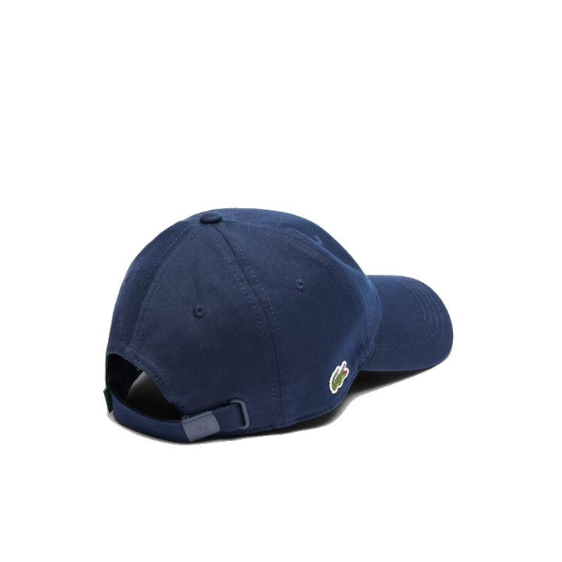 Bleu nuit - LACOSTE Casquette twill de coton
