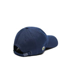 Bleu nuit - LACOSTE Casquette twill de coton