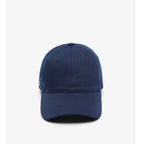 Bleu nuit - LACOSTE Casquette twill de coton