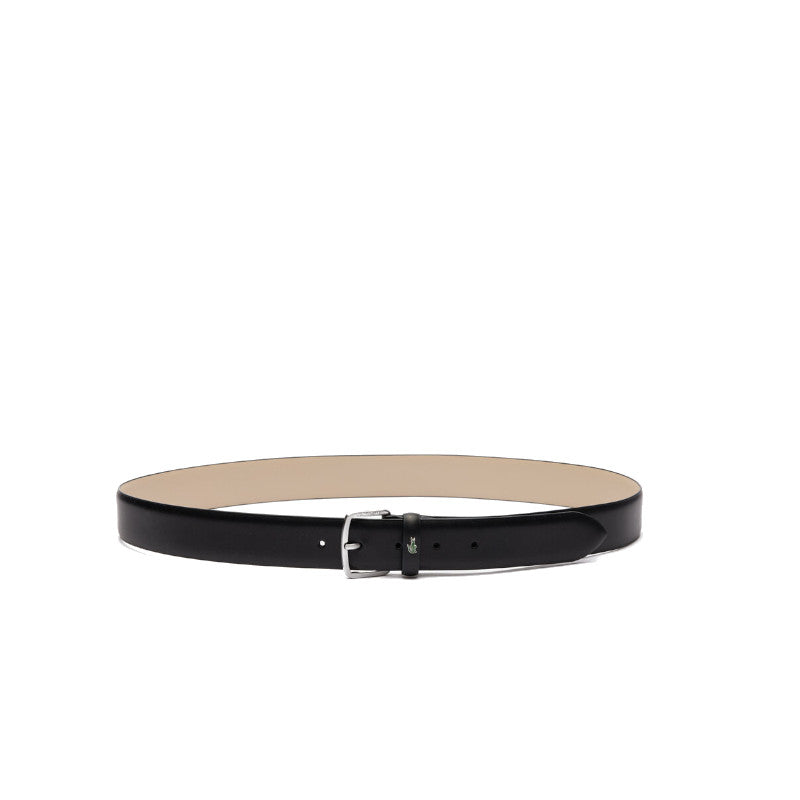LACOSTE Ceinture en cuir lisse