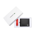 LACOSTE Coffret cadeau portefeuille et porte-clés avec logo pour homme