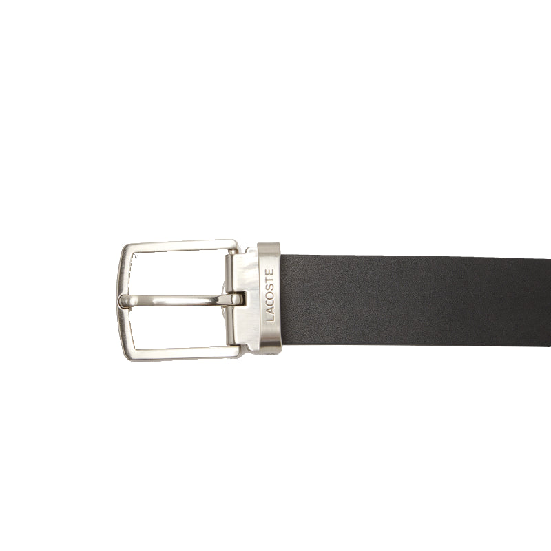 LACOSTE Coffret ceinture en cuir et 2 boucles