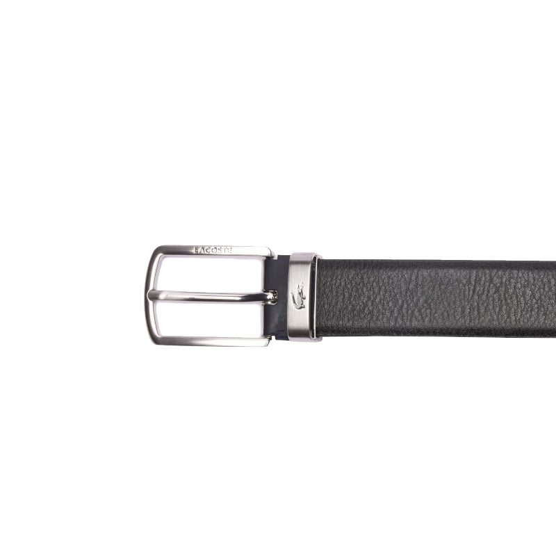 LACOSTE Coffret ceinture en cuir et 2 boucles