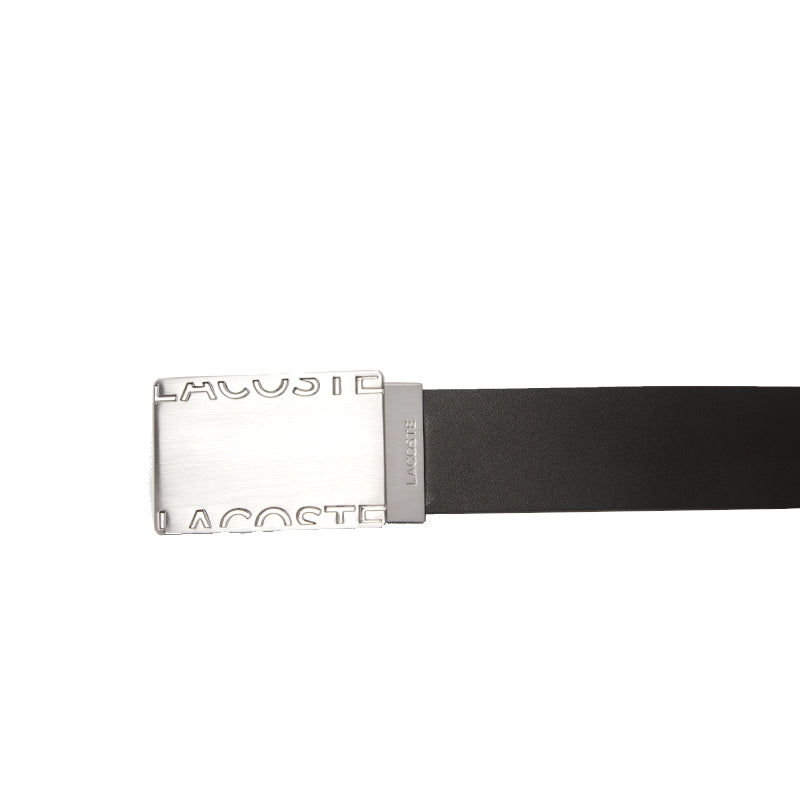 LACOSTE Coffret ceinture en cuir et 2 boucles