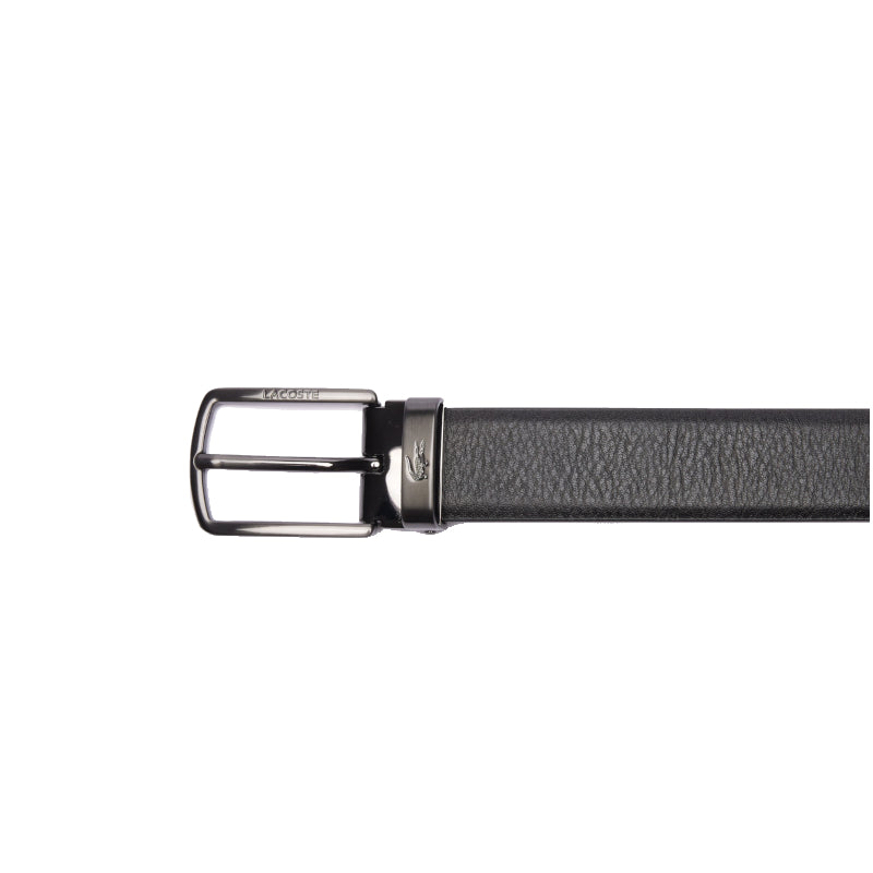 LACOSTE Coffret ceinture en cuir et 2 boucles