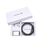 LACOSTE Coffret ceinture en cuir et 2 boucles