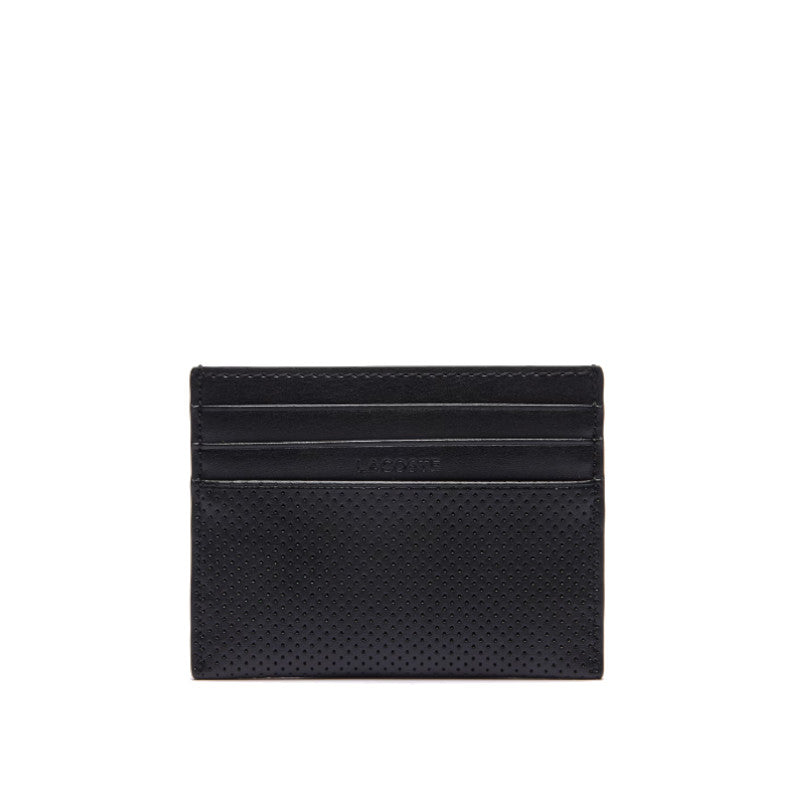LACOSTE Coffret ceinture en cuir et porte-cartes