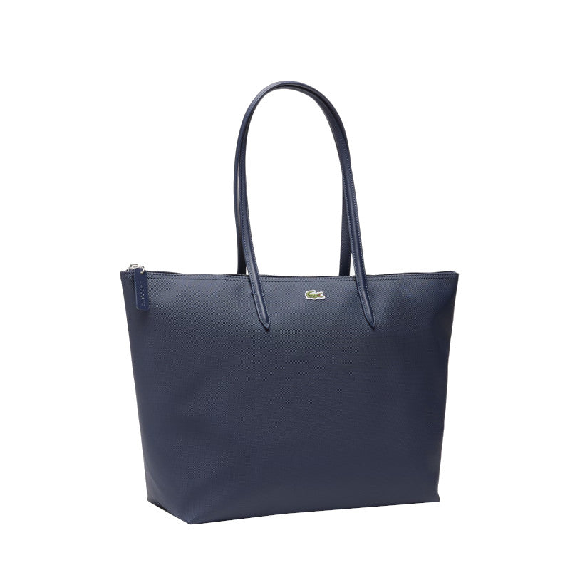 Bleu Nuit - LACOSTE Grand sac cabas L.12.12 Concept