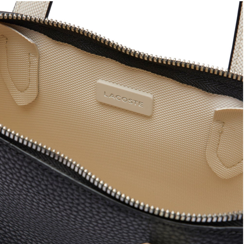 Noir Farine - LACOSTE Mini sac cabas Anna