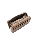 Taupe - LACOSTE Petit portefeuille zippé Daily City