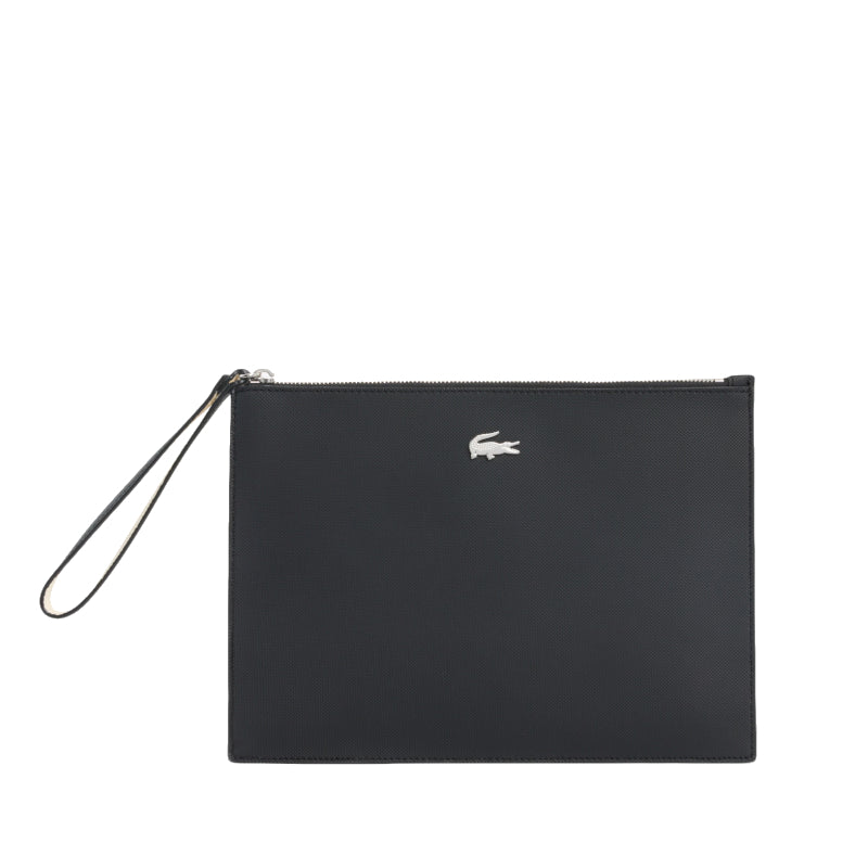 LACOSTE Pochette Anna en toile enduite piquée
