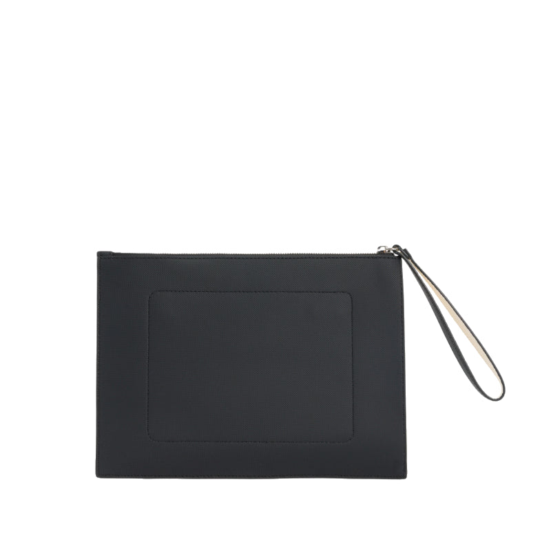 LACOSTE Pochette Anna en toile enduite piquée