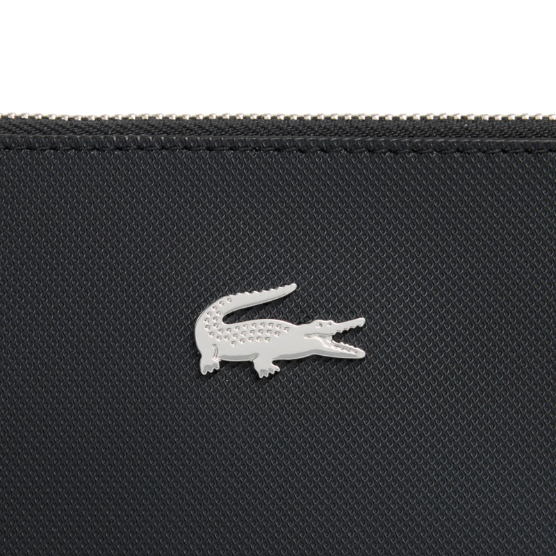 LACOSTE Pochette Anna en toile enduite piquée
