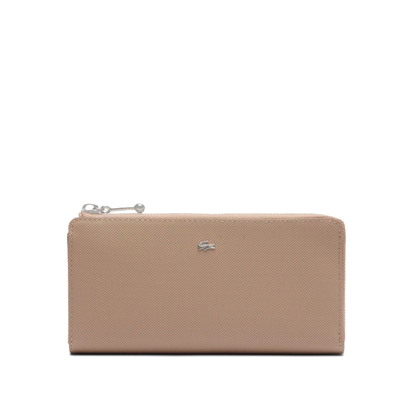 Taupe - LACOSTE Portefeuille zippé Daily City