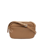 LACOSTE Sac à bandoulière City Court en cuir grainé