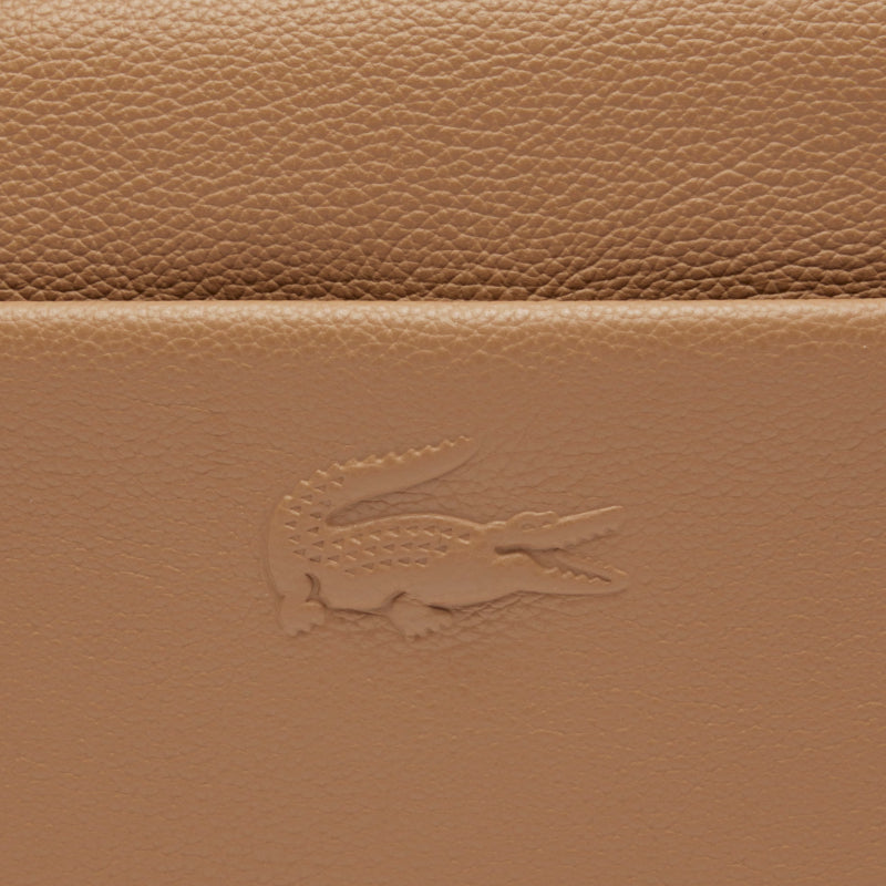 LACOSTE Sac à bandoulière City Court en cuir grainé