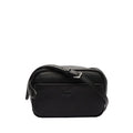 Noir - LACOSTE Sac à bandoulière City Court en cuir grainé