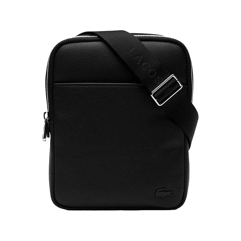 LACOSTE Sac bandoulière plat Gael S noir