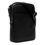 LACOSTE Sac bandoulière plat Gael S noir