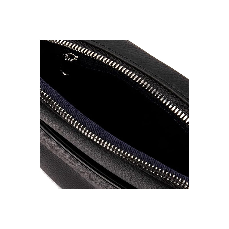 LACOSTE Sac bandoulière plat Gael S noir