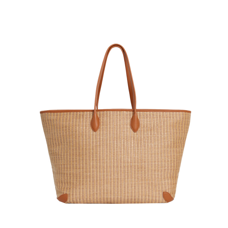 LACOSTE Sac cabas Summer Pack en raphia