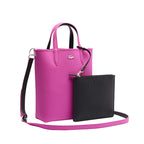 Malva Noir - LACOSTE Sac cabas vertical Anna réversible