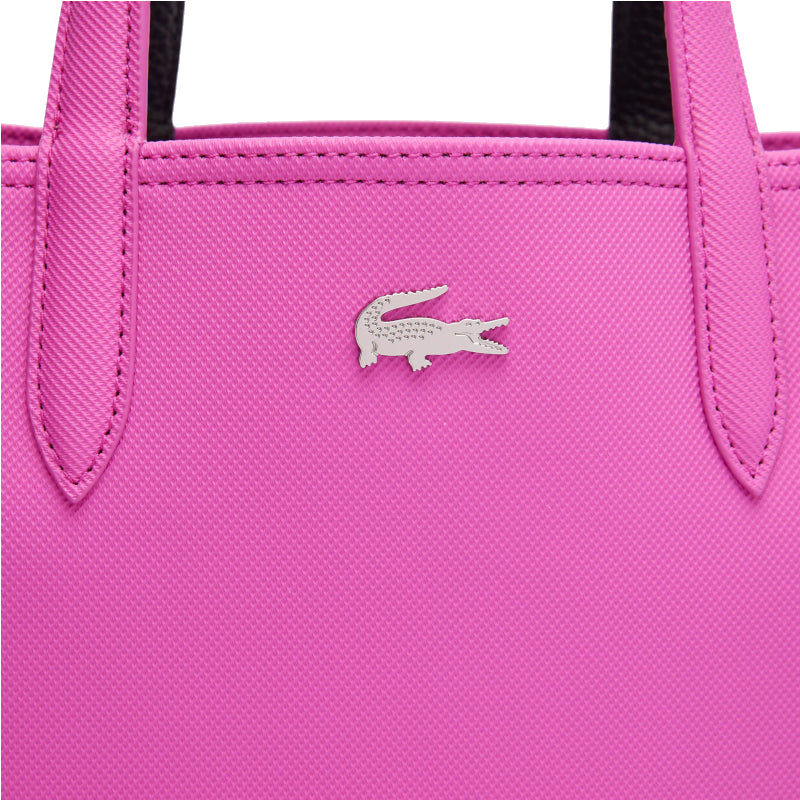 Malva Noir - LACOSTE Sac cabas vertical Anna réversible