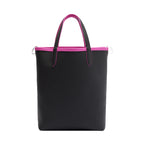Malva Noir - LACOSTE Sac cabas vertical Anna réversible