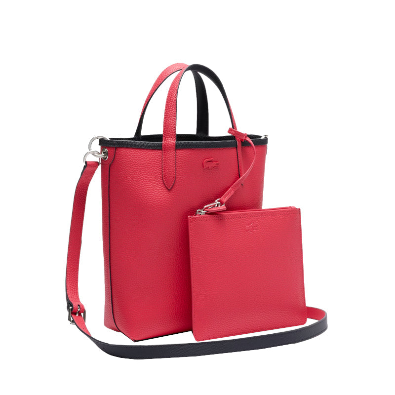 Abimes Petunia - LACOSTE Sac cabas vertical Anna réversible