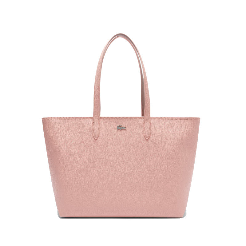 Rose Tan Antler - LACOSTE Sac cabas zippée Anna