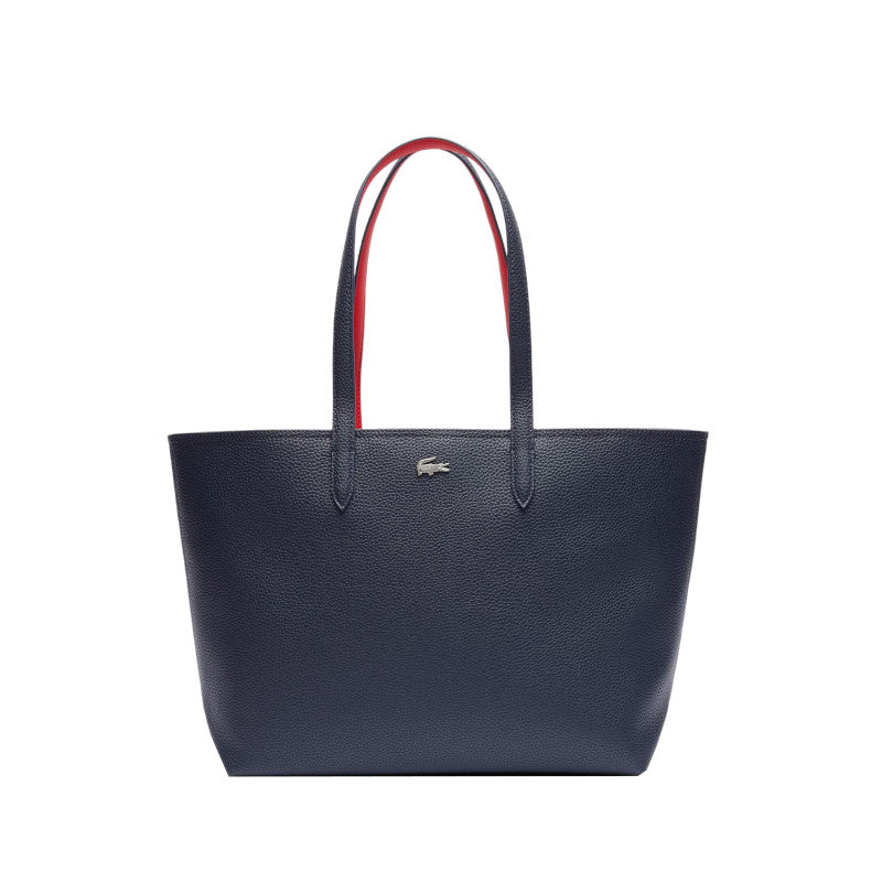 Bleu Marine - LACOSTE Sac cabas zippée Anna