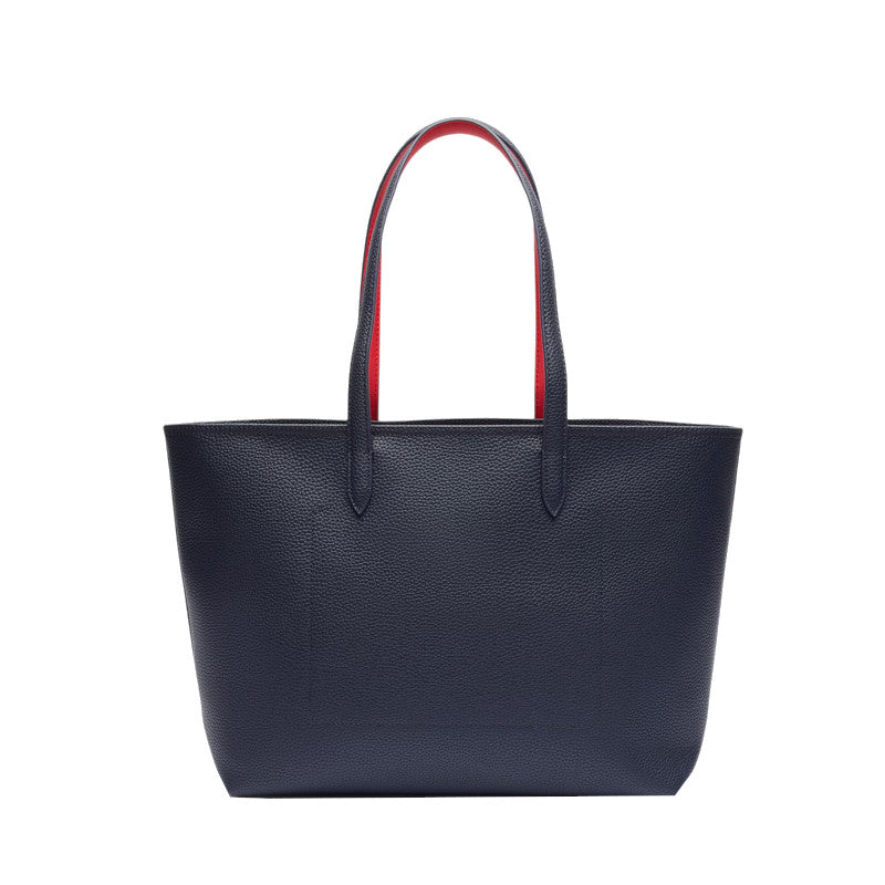 Bleu Marine - LACOSTE Sac cabas zippée Anna