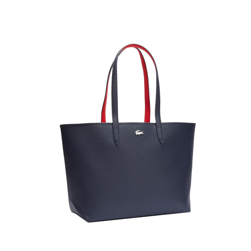 Bleu Marine - LACOSTE Sac cabas zippée Anna