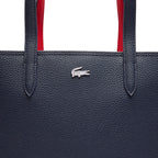 Bleu Marine - LACOSTE Sac cabas zippée Anna