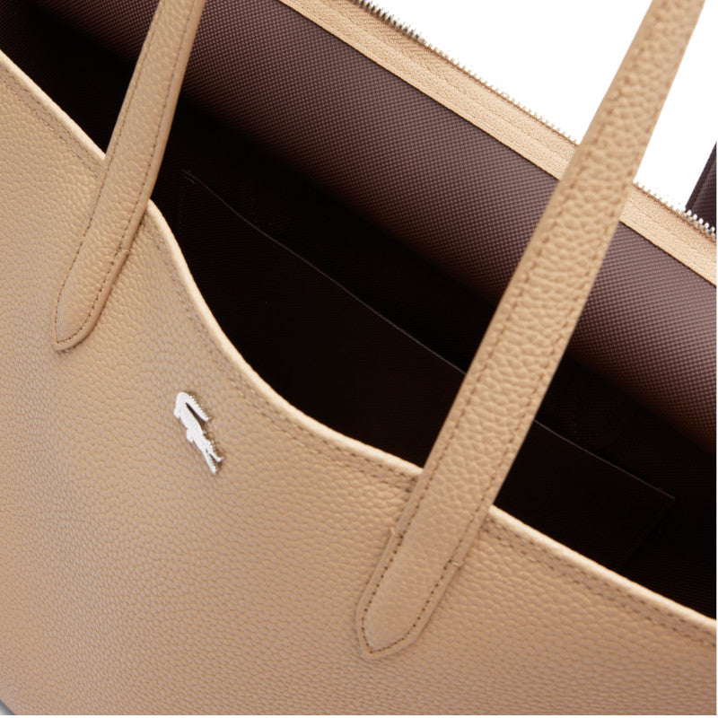 Viennois Puce - LACOSTE Sac cabas zippée Anna